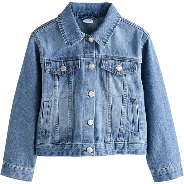 Next Prechodná bunda modrá denim 66867182