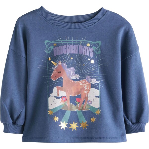 Next Mikina zlatá / modrofialová / lososová / šedobiela 66867273