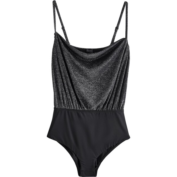 Next Košeľové body čierna / strieborná 66867322