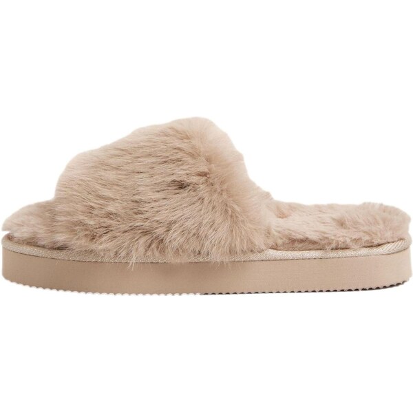 Lipsy Papuče tmavošedá 66867344