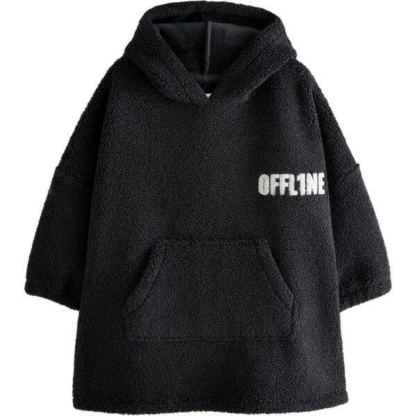 Next Mikina čierna / biela 66867517