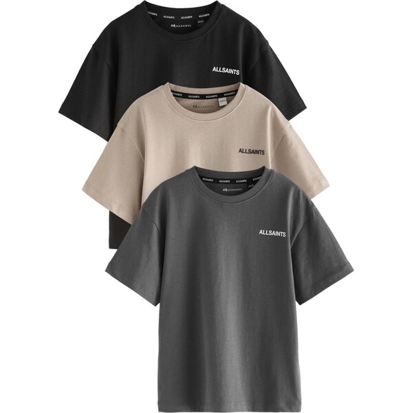 smALLSAINTS Tričko kapučíno / tmavosivá / čierna / biela 66867554