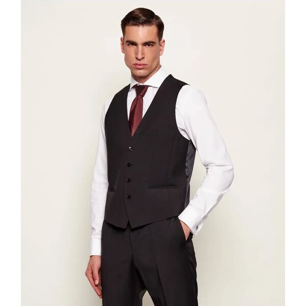 BOSS BLACK Vlnená vesta H-HUGE | Slim Fit 66530891
