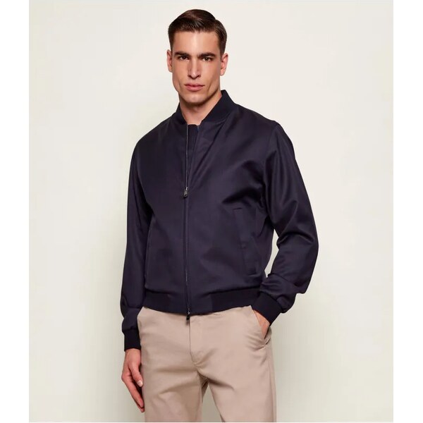 BOSS BLACK Vlnená bunda bomberka H-Hanry-BMB-B1 | Slim Fit 66518295