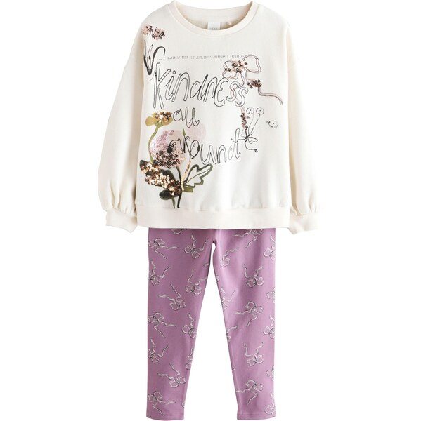 Next Set svetlobéžová / zelená / fialová / čierna 66867580