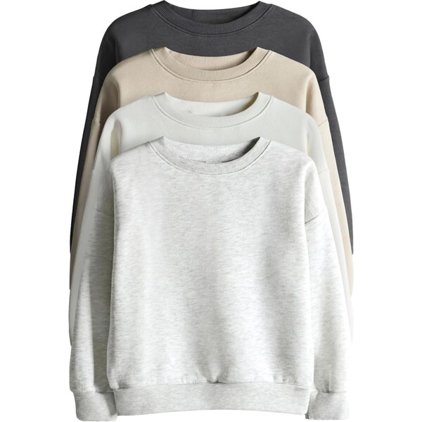 The Set Mikina béžová / sivá / tmavosivá 66867618