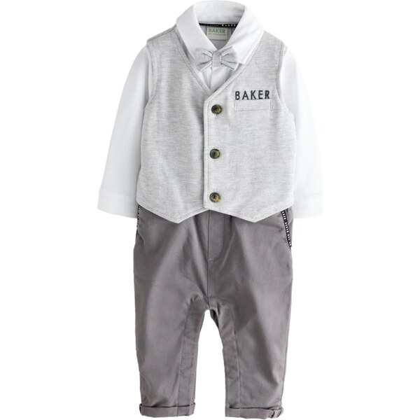 Baker by Ted Baker Overal sivá / tmavosivá / čierna / biela 66867657