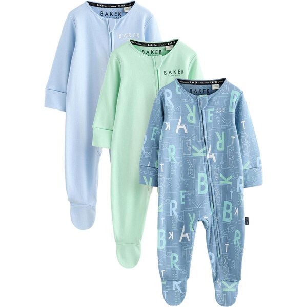 Baker by Ted Baker Pyžamo dymovo modrá / svetlomodrá / pastelovo 66867638