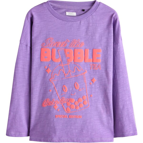 Next Tričko fialová / jasne červená 66867846