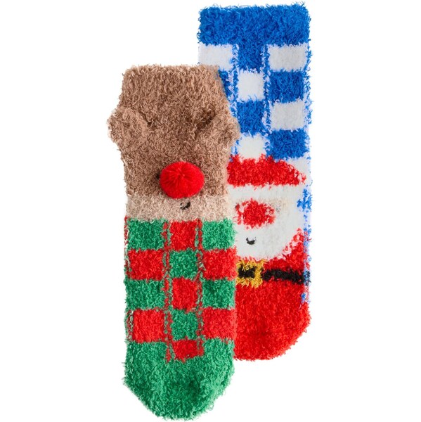 Next Ponožky modrá / hnedá / červená / biela 66867896