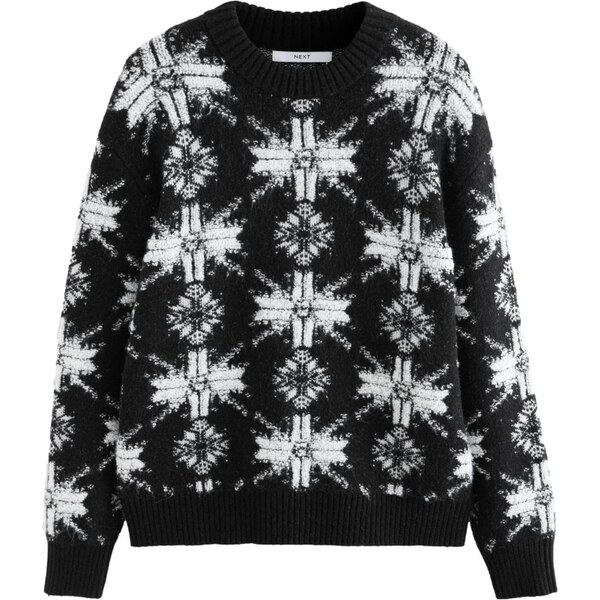 Next Sveter čierna / biela 66867875