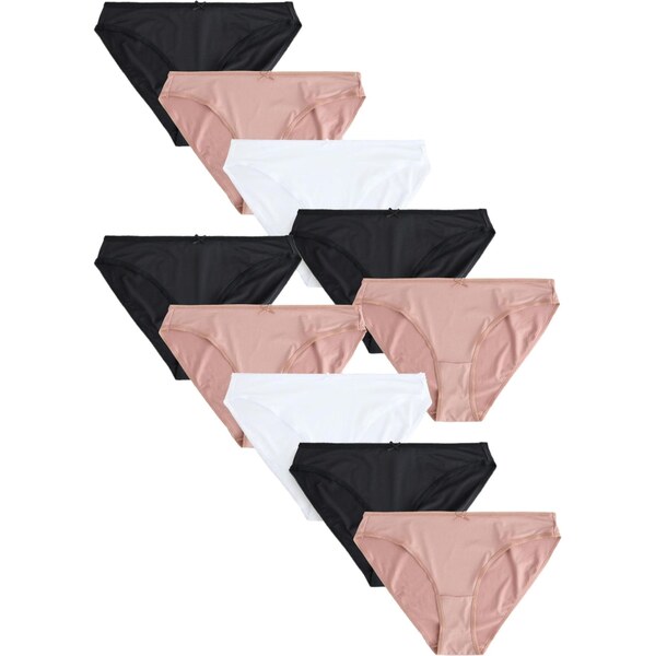 Next Nohavičky telová / čierna / biela 66867959