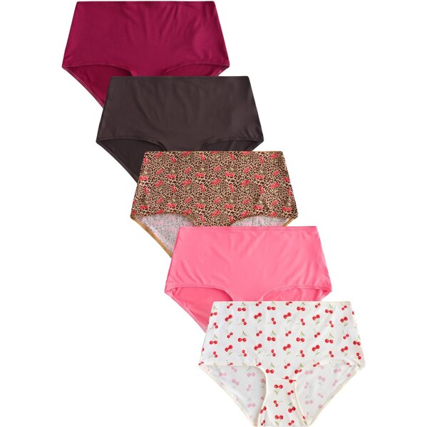 Next Nohavičky ružová / bordová / čierna / biela 66867939