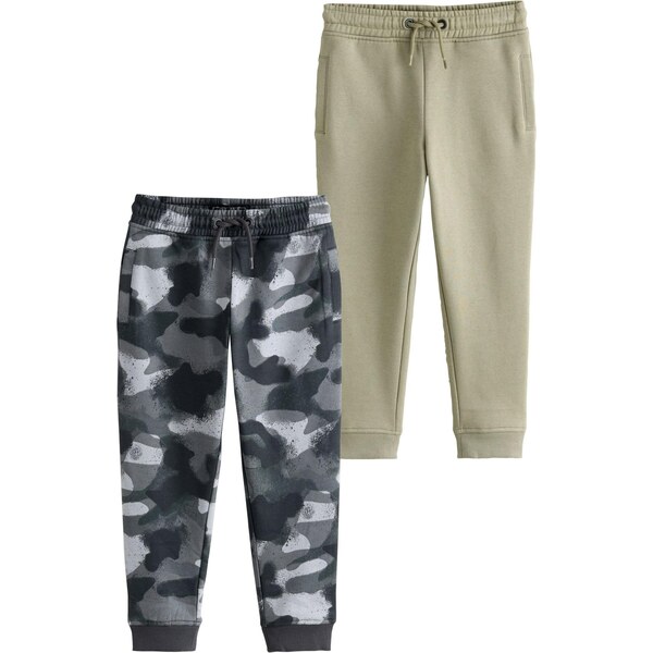 Next Nohavice sivá / pastelovo zelená / čierna 66867981