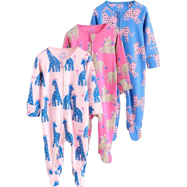 Next Pyžamo svetlobéžová / azúrová / ružová / ružová 66868008