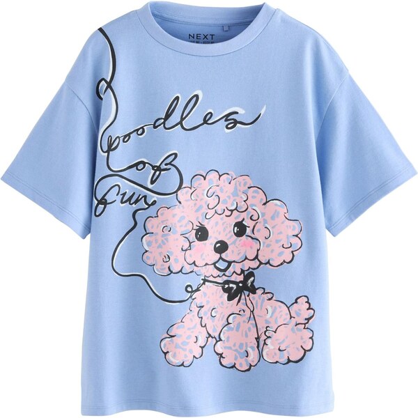 Next Tričko modrá / ružová / čierna 66868045