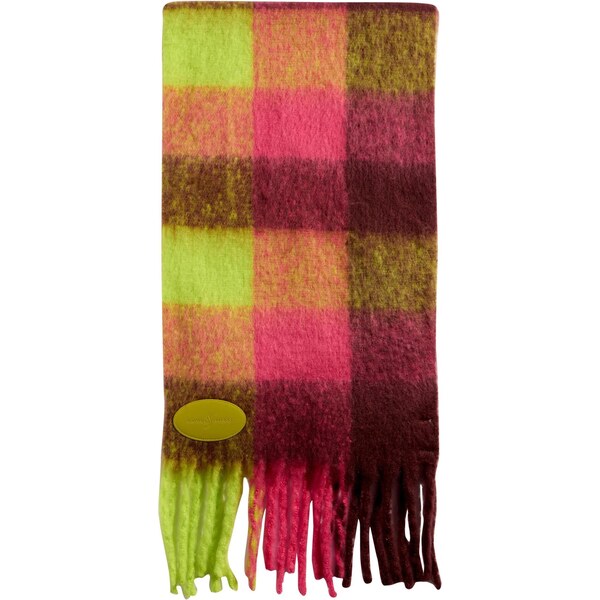 love & roses Šál neónovo zelená / malinová / bordová 66868121