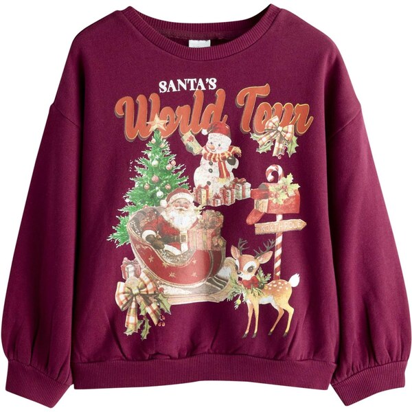 Next Sveter hnedá / zelená / červená 66868262