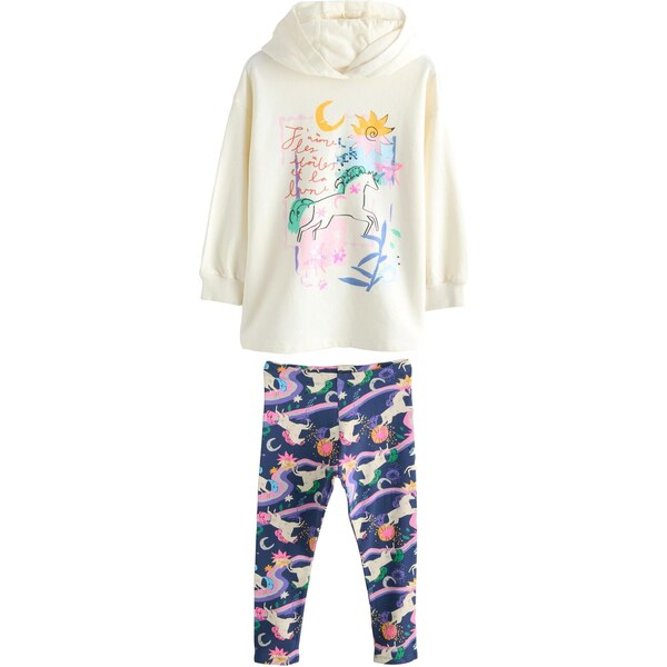 Next Set tmavomodrá / zelená / staroružová / biela ako vlna 66868342