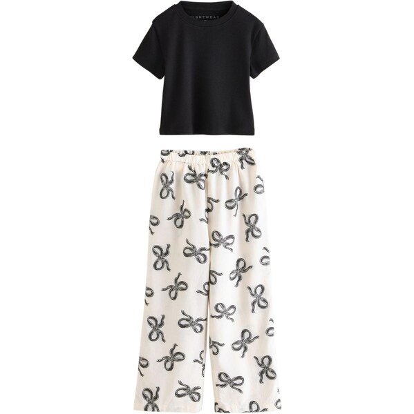 Next Pyžamo čierna / biela 66868385