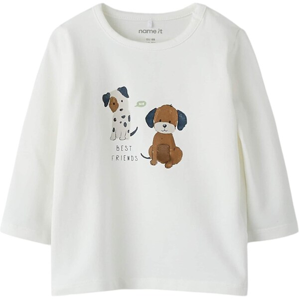 NAME IT Tričko NBMTOKAN námornícka modrá / hnedá / biela 66868424