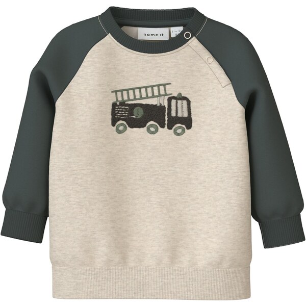 NAME IT Mikina NBMTHORSTEIN sivá / sivá melírovaná 66868411