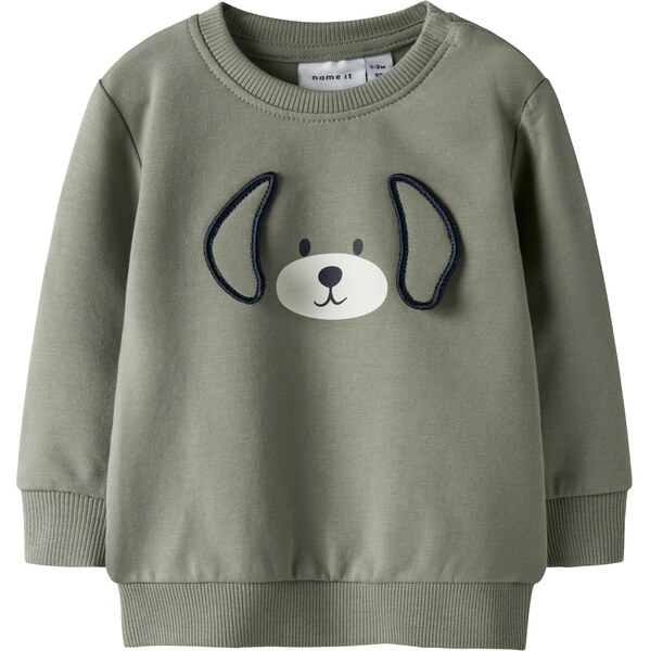 NAME IT Mikina NBMTOBIAS námornícka modrá / sivá / šedobiela 66868425