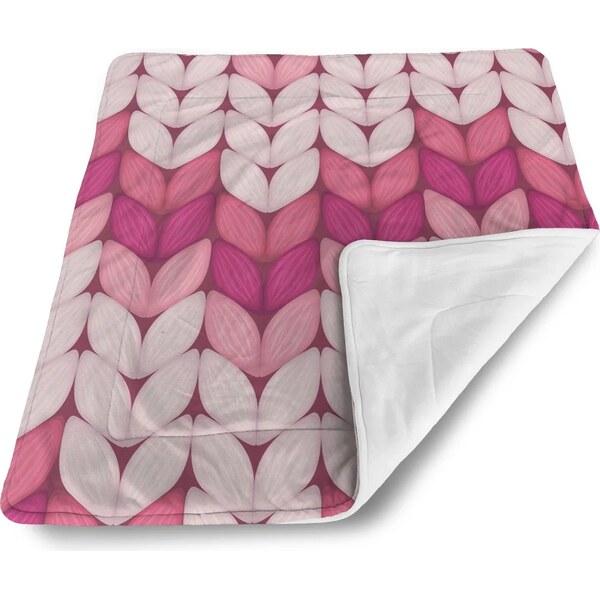 Sablio Deka pre bábätko Trojfarebné ružové pletenie 60375170