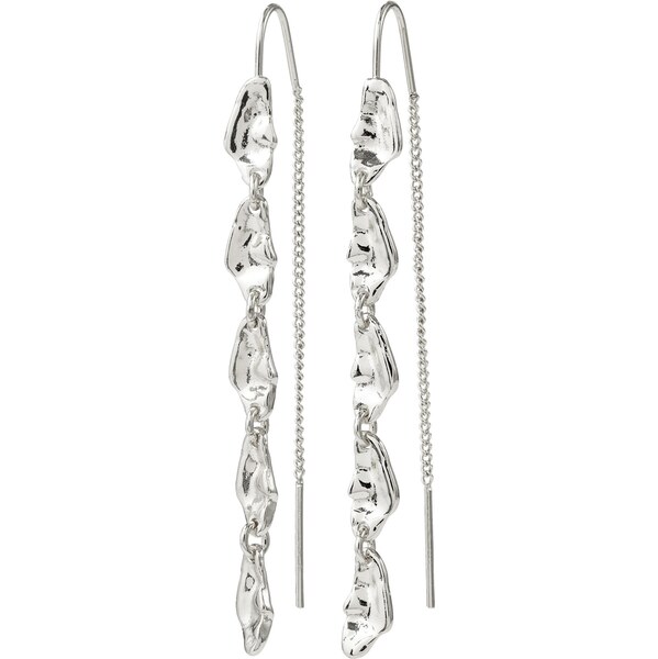 Pilgrim Náušnice Eliyah strieborná 66868483