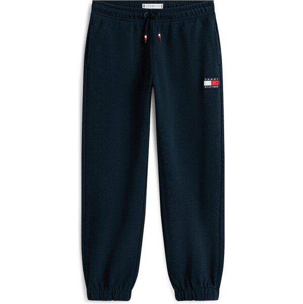 TOMMY HILFIGER Nohavice tmavomodrá / červená / biela 66868569