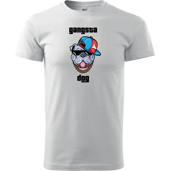 Sablio Tričko s potlačou Gangsta dog 65109398