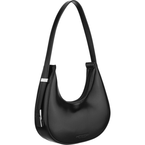 Peterson Dámska čierna kabelka typu bagetka zo syntetickej kože na 66864908