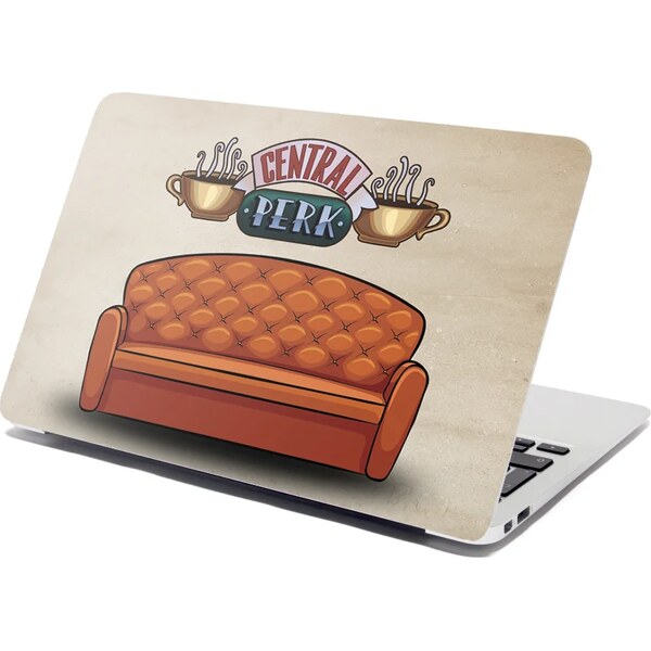 Sablio Samolepka na notebook Seriál Priatelia CENTRAL PERK Gauč 65112609