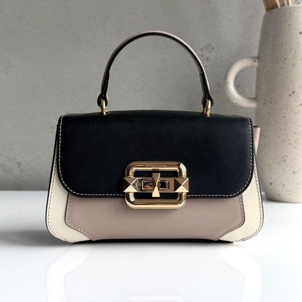 Kožená kabelka CROMIA Isabella 66871959