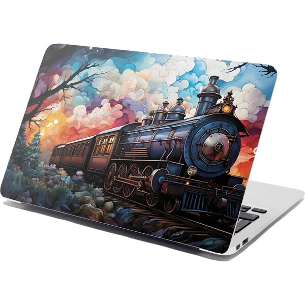 Sablio Samolepka na notebook Parná lokomotíva v kúzelnej krajine 65112466