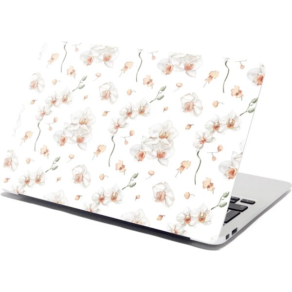 Sablio Samolepka na notebook Biela orchidea 65113418