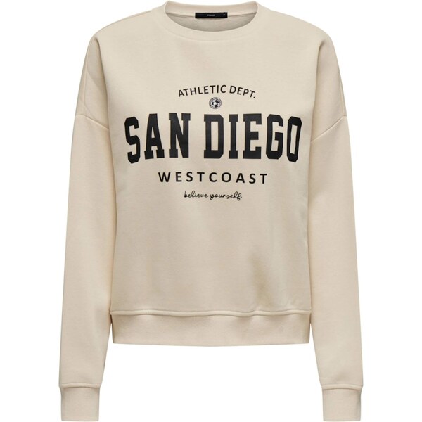 ONLY Mikina béžová / čierna 66875365