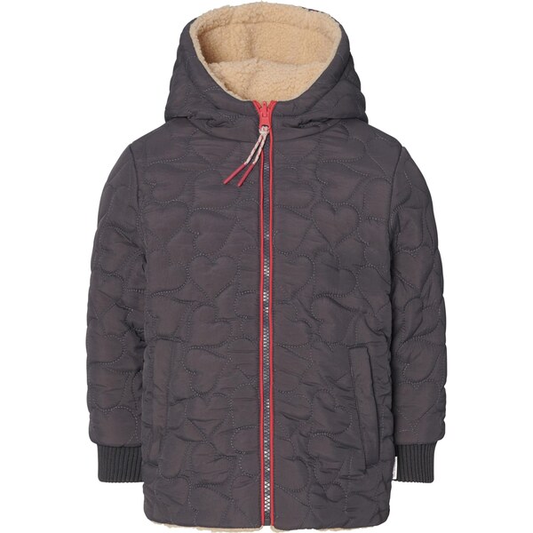 Noppies Zimná bunda Nisko nebielená / tmavosivá / grenadínová 66875473