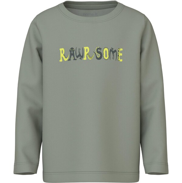 NAME IT Tričko NMMVUX žltá / sivá / tmavosivá 66875480