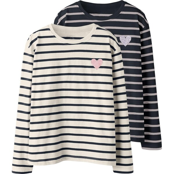 NAME IT Tričko NKFTENISA námornícka modrá / svetlofialová / 66875507