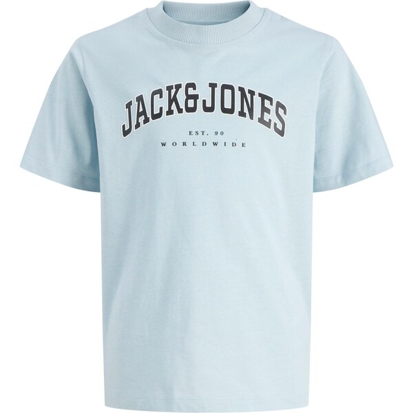 Jack & Jones Junior Tričko JJECALEB pastelovo modrá / čierna / biela 66875509