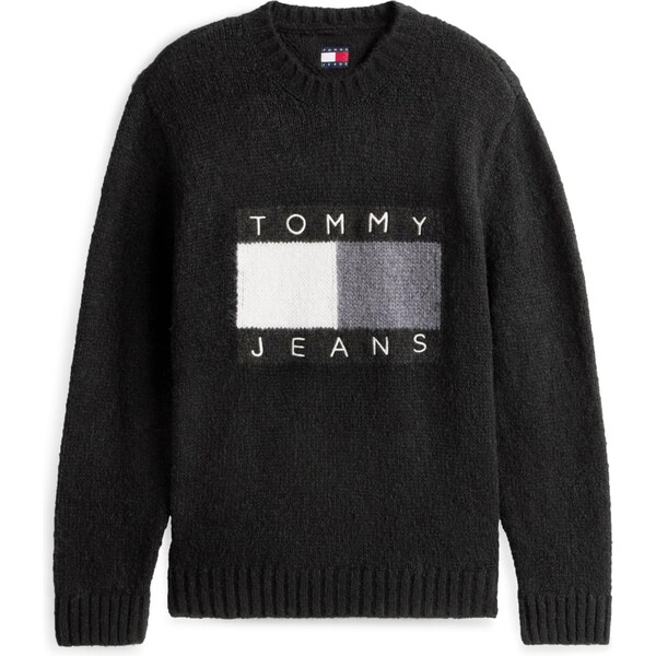 Tommy Jeans Sveter tmavosivá / čierna / biela 66875553