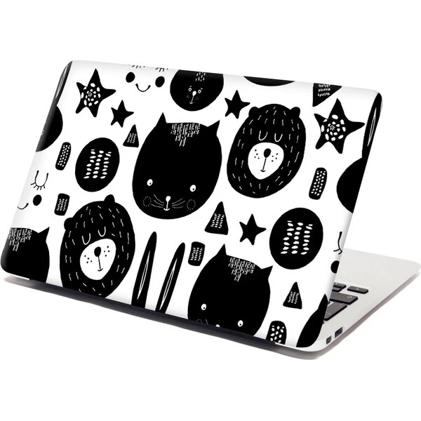 Sablio Samolepka na notebook Mačička a medveď 65100887