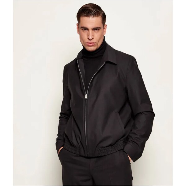 HUGO Vlnená bunda bomberka Hellys261X | Slim Fit 66654439