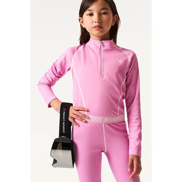 Detský funkčné tričko s dlhým rukávom Perfect Moment thermal half zip 66878855