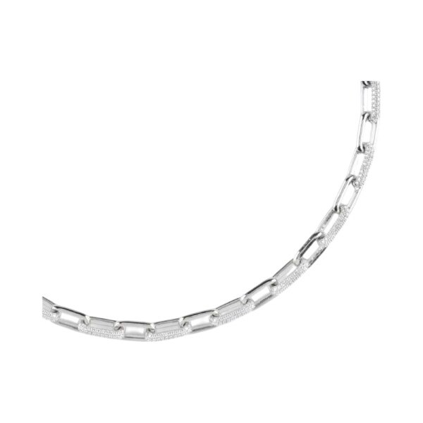 Guess Strieborný náhrdelník so zirkónmi Nuances JSBN04589JWRHT/U 44,5 66880631