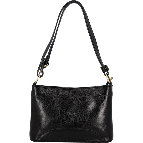 Dámska kožená kabelka na rameno čierna - Delami Vera Pelle Kilveri 66890746