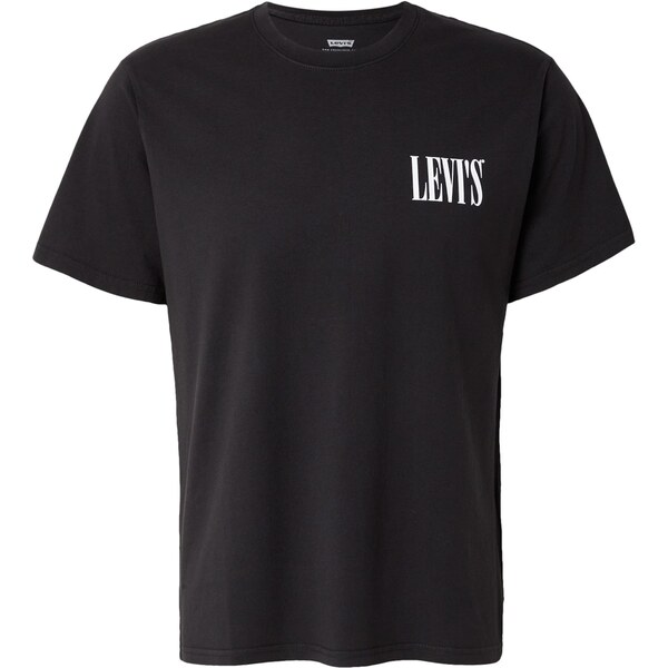 LEVIS Tričko Relaxed Graphic čierna / biela 66882023