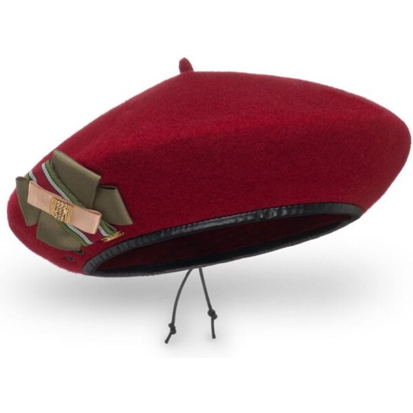 KRUMLOVANKA Dámsky baret W-0080/144 vínový 66882155