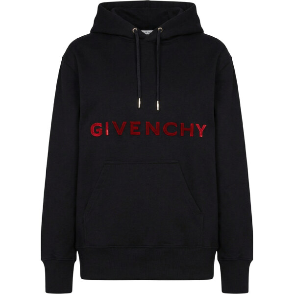 GIVENCHY Red Velvet Black mikina 66882224